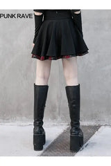 Radiate Plaid Mini Skirt With Zippers - PunkRave