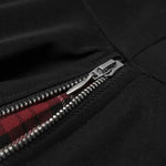 Radiate Plaid Mini Skirt With Zippers - PunkRave