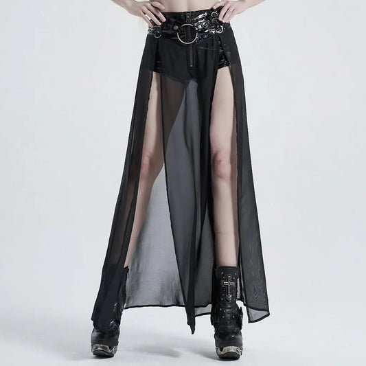 Raising Hell Skirt - Patent - PunkRave