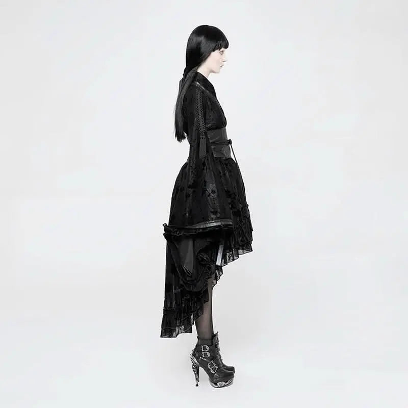 Raven Ink kimono Dress - PunkRave