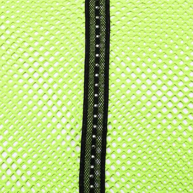 Razzle Dazzle Mesh Tee - Green My Store