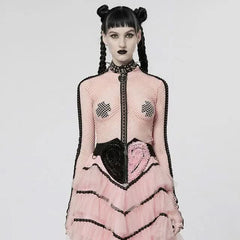 Razzle Dazzle Mesh Tee - Pink My Store