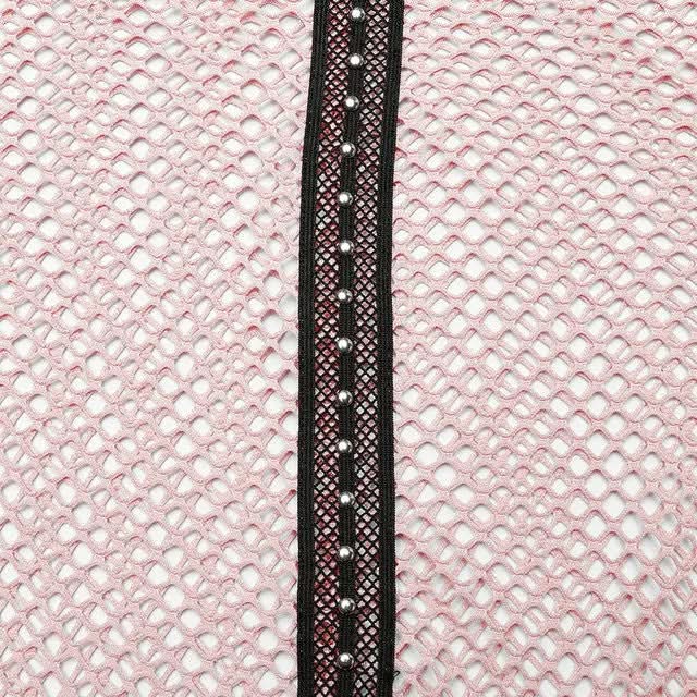 Razzle Dazzle Mesh Tee - Pink My Store