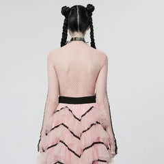 Razzle Dazzle Mesh Tee - Pink My Store
