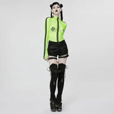 Rebel Yell Distressed Garter Shorts - PunkRave