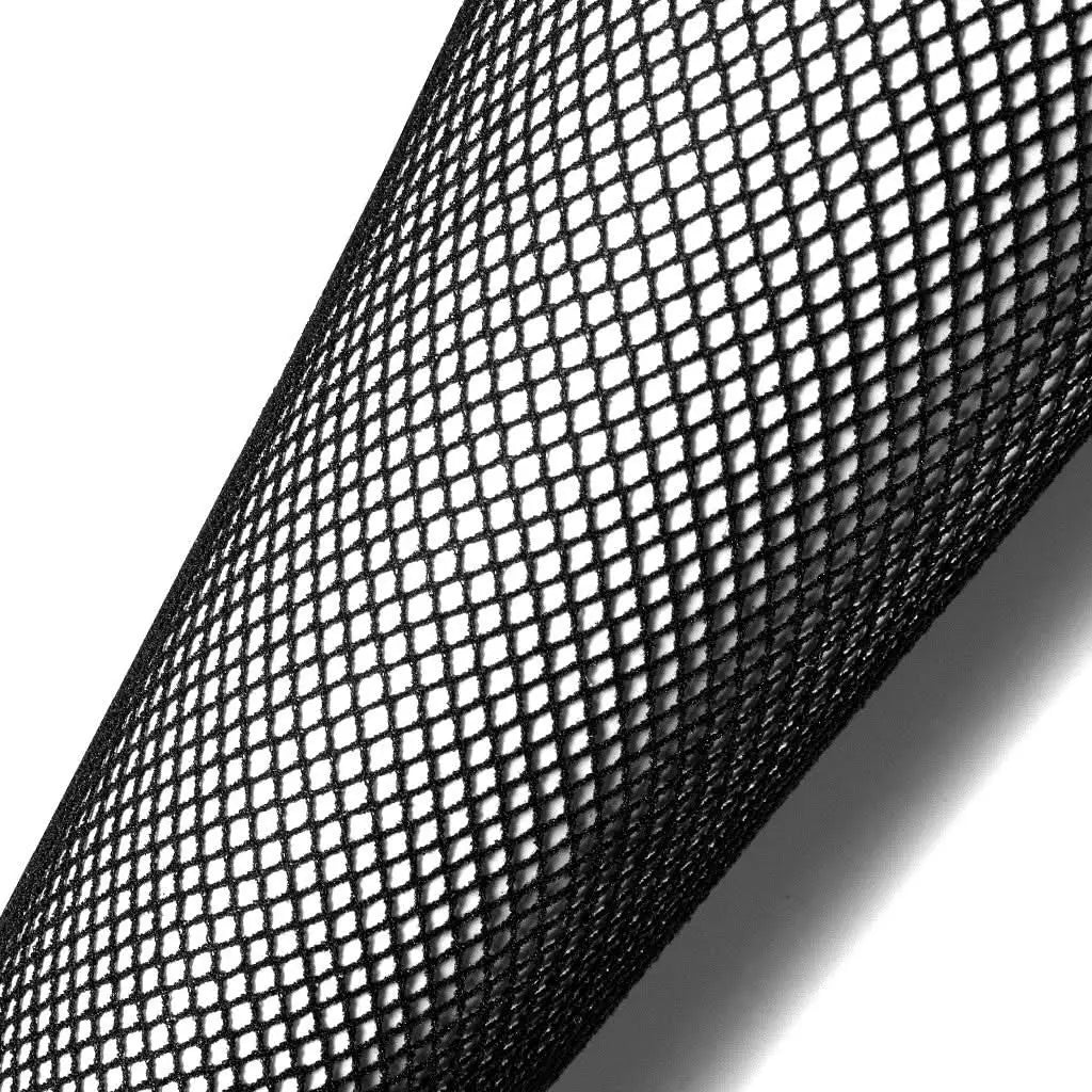 Rebel Yell Mesh Mid Thigh Stockings - PunkRave