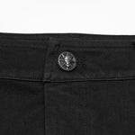 Rivet Revenant Skull Mesh Punk Shorts PunkRave