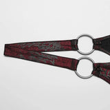 Rogue Raven Halterneck Top (Ruby) - PunkRave