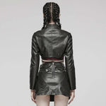 Rowena Cropped Jacket (Black) PunkRave