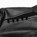 Rowena Cropped Jacket (Black) PunkRave