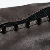 Rowena Cropped Jacket (Brown) - PunkRave
