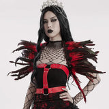Ryuk - Punk PU Harness with Wings - PunkRave