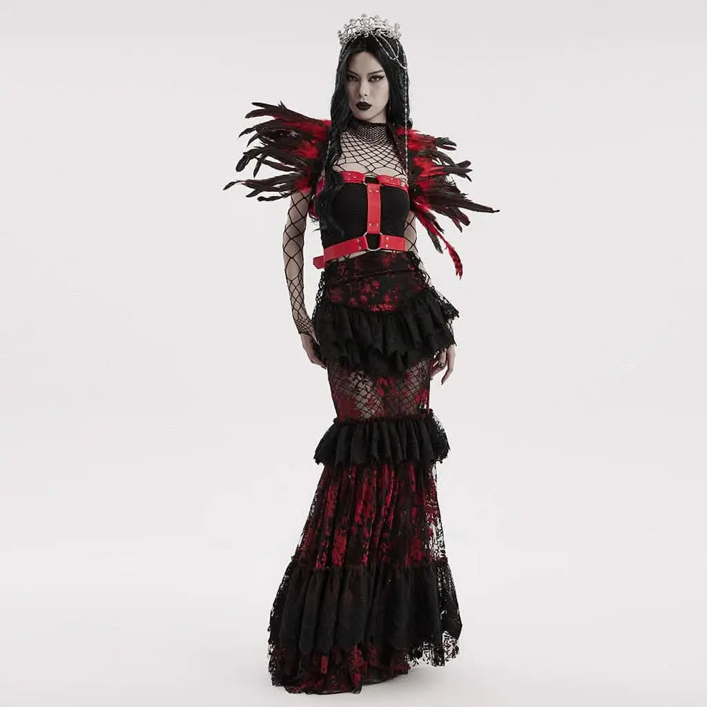 Ryuk - Punk PU Harness with Wings - PunkRave