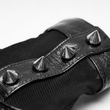 Ambrose Punk Mesh Studded Gloves