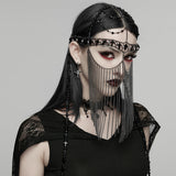 Aldous Gothic Bead Chain Headpiece
