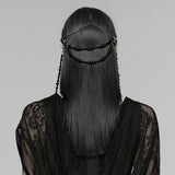 Aldous Gothic Bead Chain Headpiece