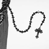 Aldous Gothic Bead Chain Headpiece