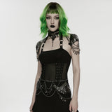 Alkaid Punk Chain Harness Belt