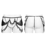 Alkaid Punk Chain Harness Belt