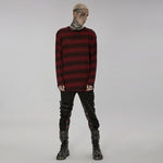 Sludge Grunge Striped Tee - PunkRave