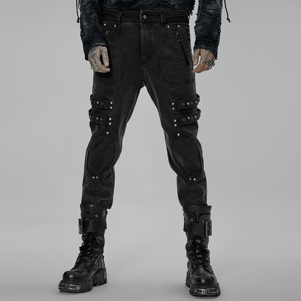 Basket Case Denim Pants - PunkRave