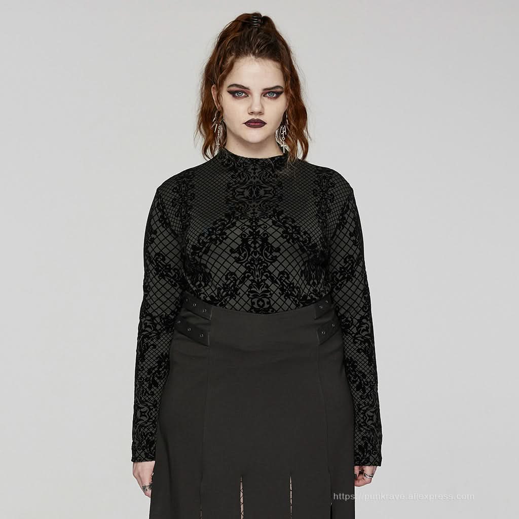 Narcissus Printed Top - PunkRave