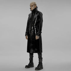 Necroharmonic PU Trench Coat - PunkRave