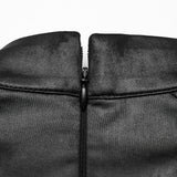 Zine Faux Leather Top PunkRave