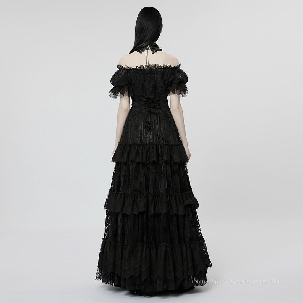 Wight Maxi Dress - PunkRave