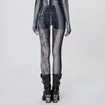 Nuclear Printed Leggings (Grey) - PunkRave