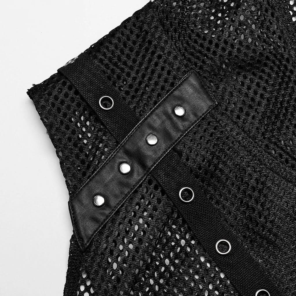Glitch Mesh Top - PunkRave