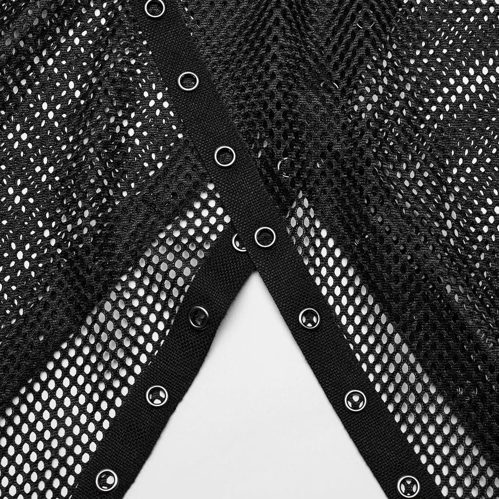 Glitch Mesh Top - PunkRave