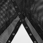 Glitch Mesh Top - PunkRave