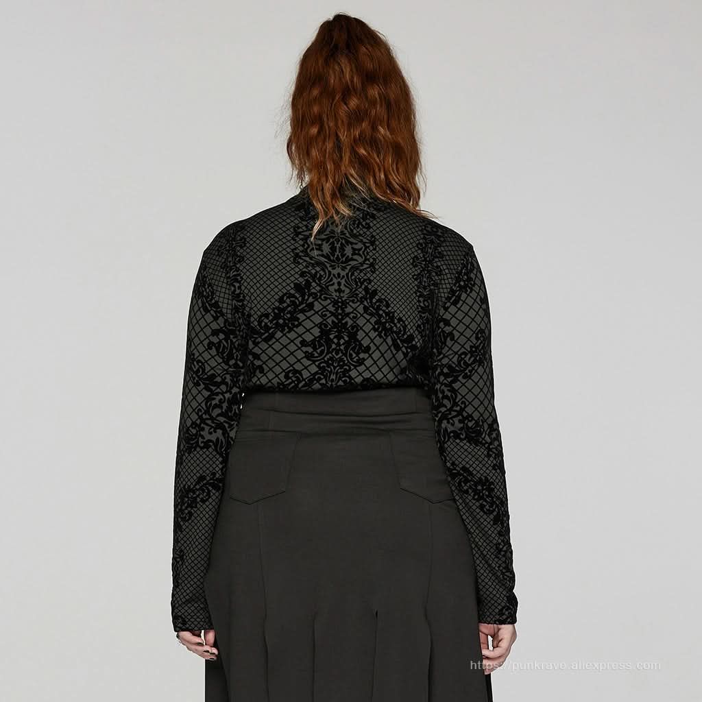 Narcissus Printed Top - PunkRave