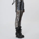 Nuclear Printed Leggings (Grey) - PunkRave