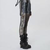 Nuclear Printed Leggings (Grey) - PunkRave