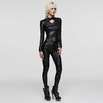 Zine Faux Leather Top PunkRave