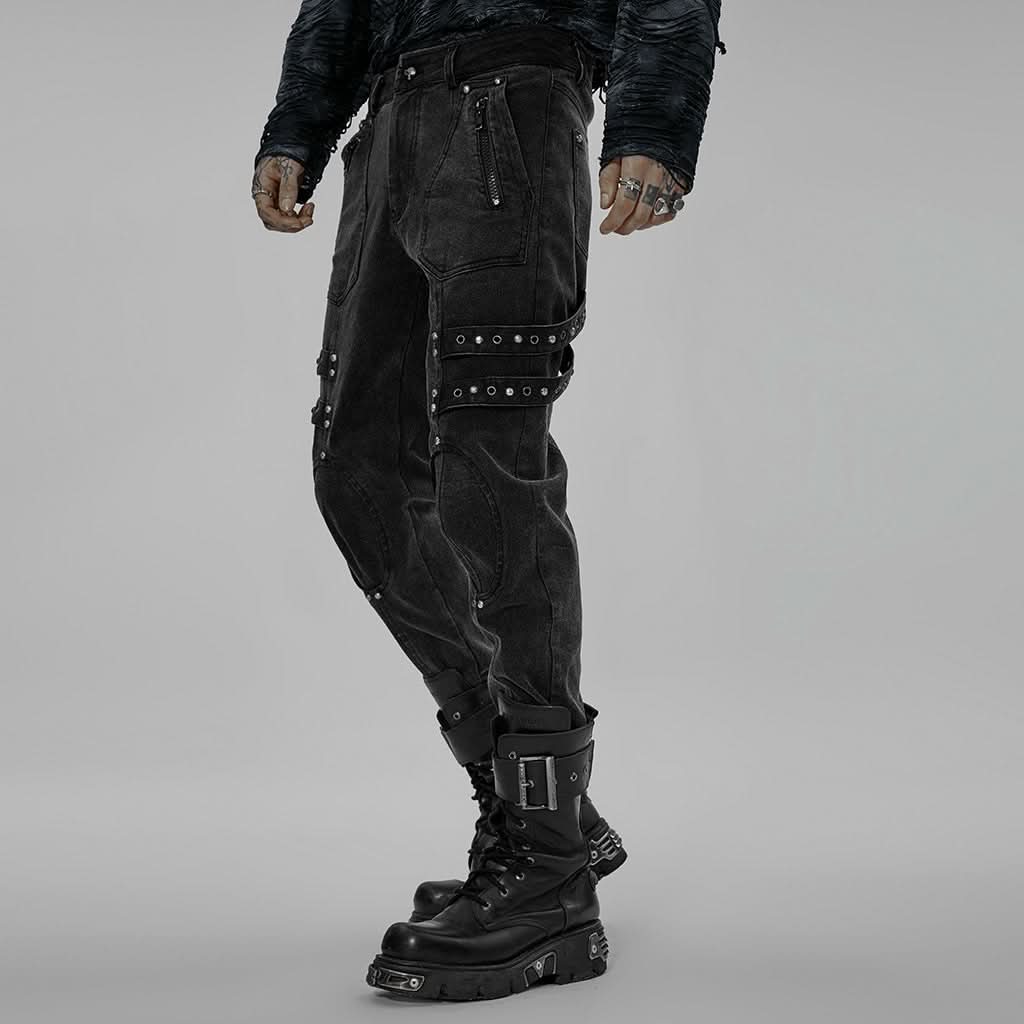 Basket Case Denim Pants - PunkRave