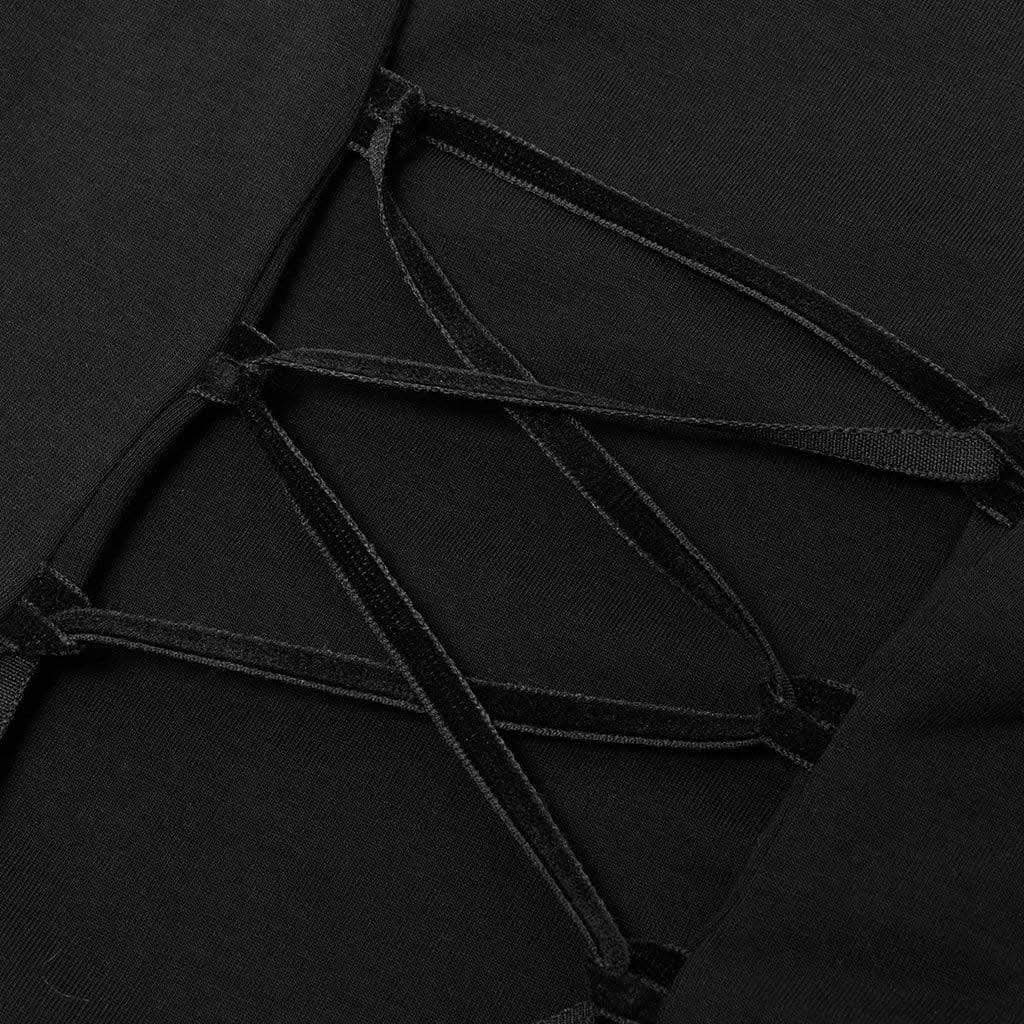 Sable Serenity - Gothic Peplum Top My Store