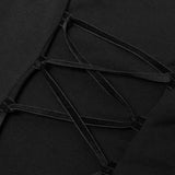 Sable Serenity - Gothic Peplum Top My Store