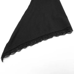 Sable Serenity - Gothic Peplum Top My Store