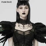 Satanas - Gothic Pearl Choker - PunkRave