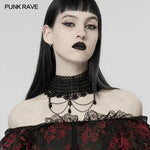 Satanas - Gothic Pearl Choker - PunkRave