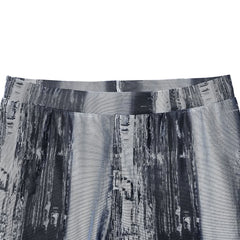 Nuclear Printed Leggings (Grey) - PunkRave