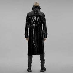 Necroharmonic PU Trench Coat - PunkRave