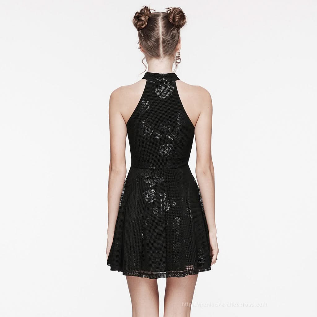 Sepulchral Mini Dress - PunkRave