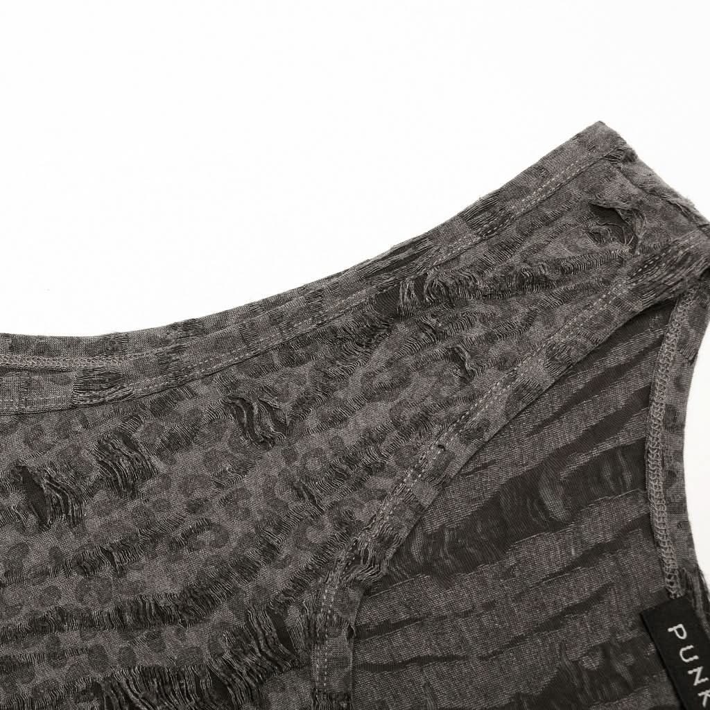 Oblivion Tank Top (Brown) - PunkRave