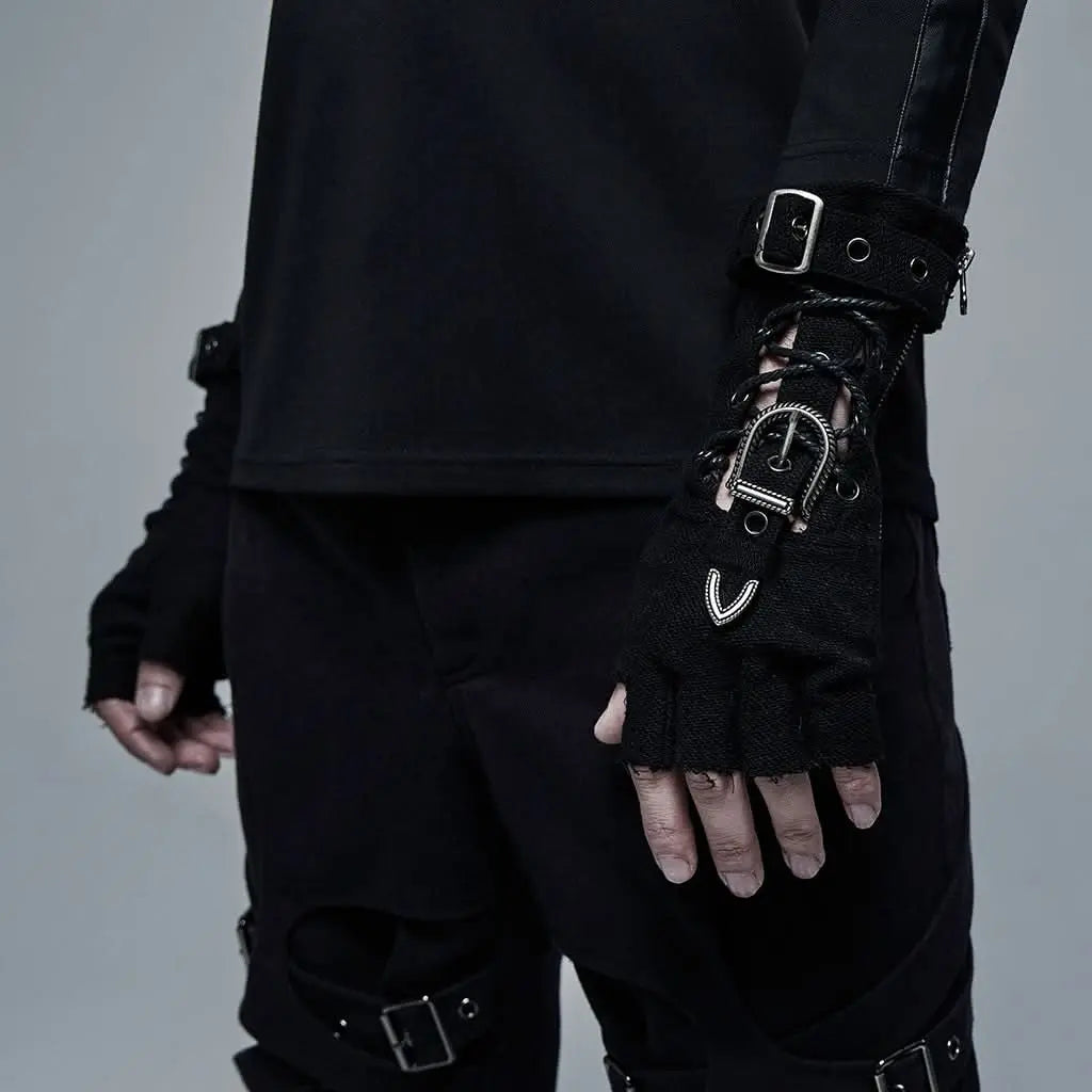 Seize The Night Fingerless Gloves - PunkRave