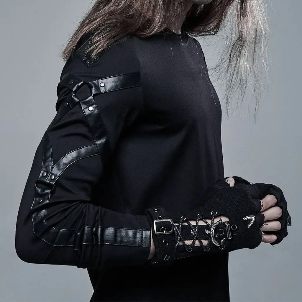 Seize The Night Fingerless Gloves - PunkRave