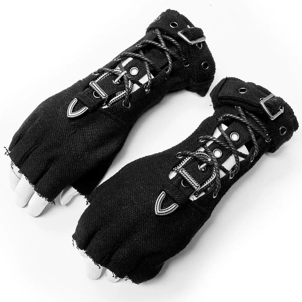 Seize The Night Fingerless Gloves - PunkRave